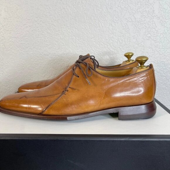 Oliver Sweeney Earl Brown Leather Oxford Dress Shoes Lace up Men\'s Size 8.5 main image 7